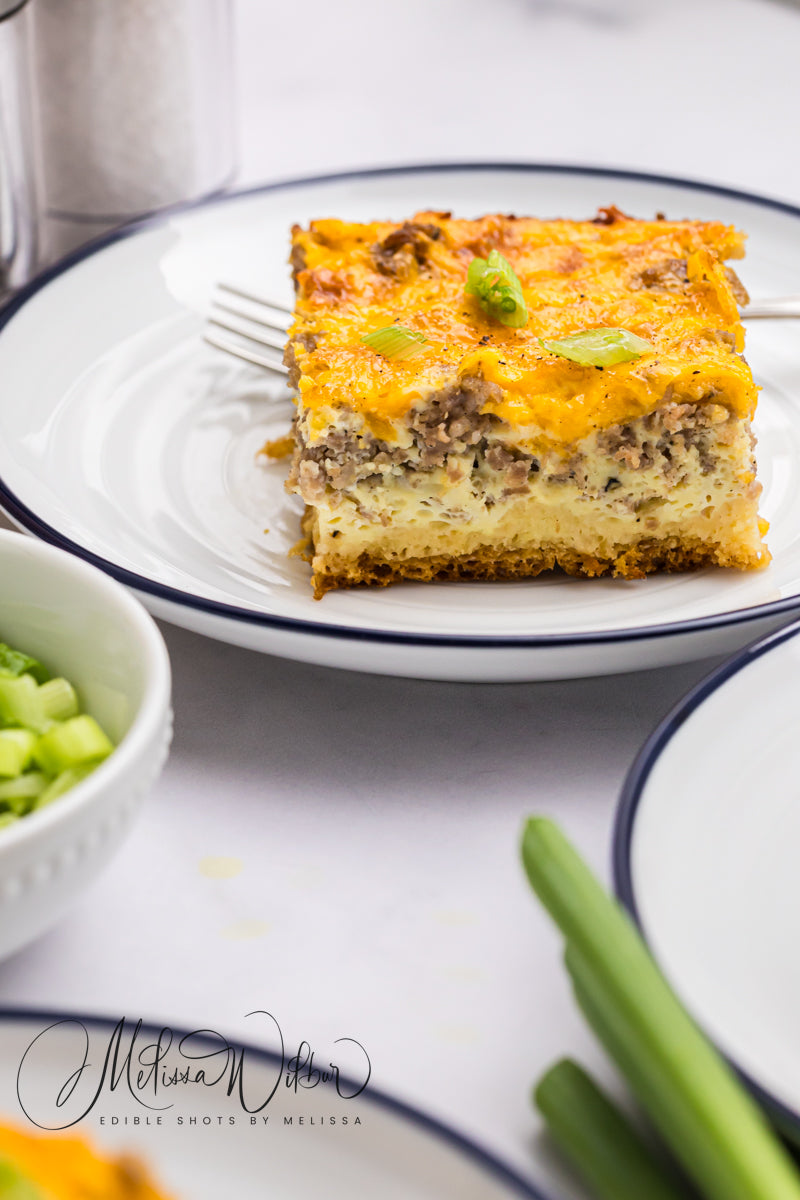 Crescent Roll Breakfast Casserole- Recipe Only