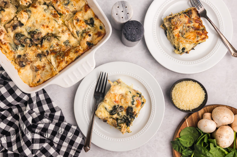 Chicken Florentine Lasagna- Recipe Only
