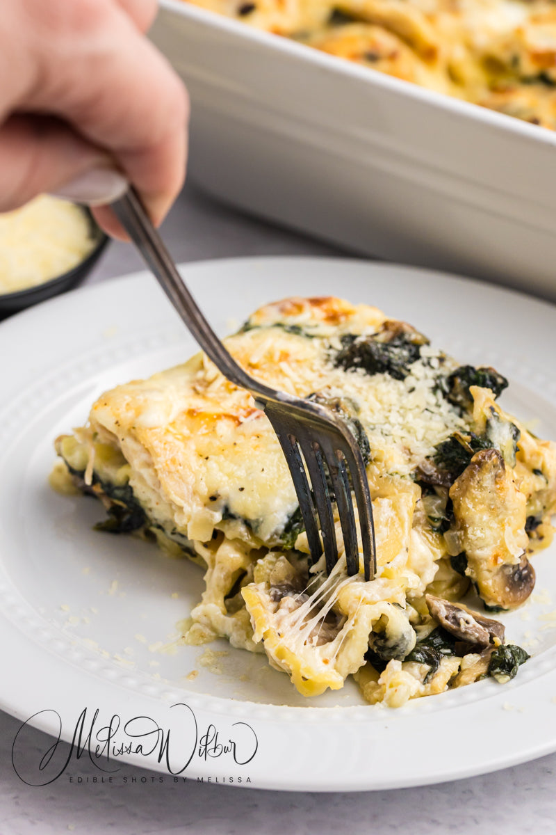 Chicken Florentine Lasagna- Recipe Only