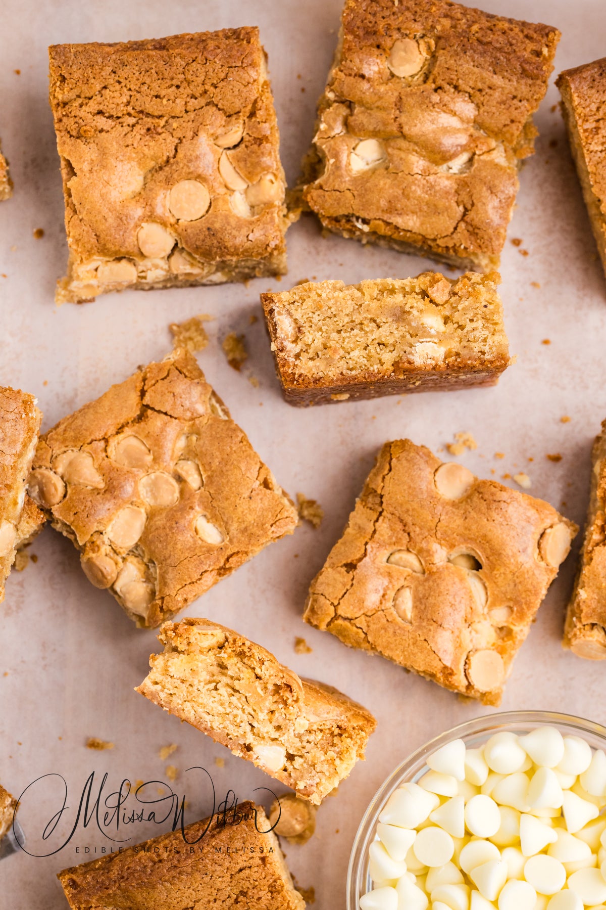 *Eggnog Blondies