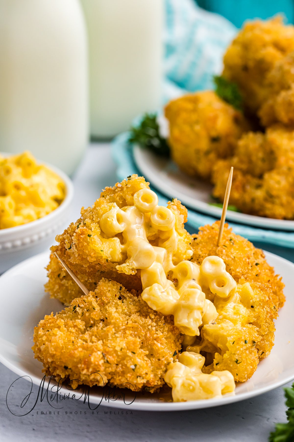 *Fried Mac N Cheese Bites