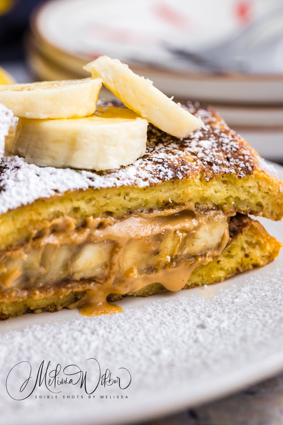 Peanut Butter Banana Stuffed French Toast